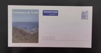 PAP Entier postal prêt-à-poster Nouvelle-Calédonie Commune de Yaté cagou bleu