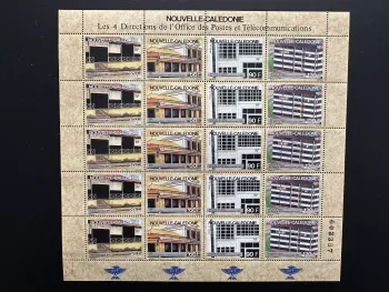 New Caledonia 1994 YT 658-661 Sheet Direction Postes Telecommunications