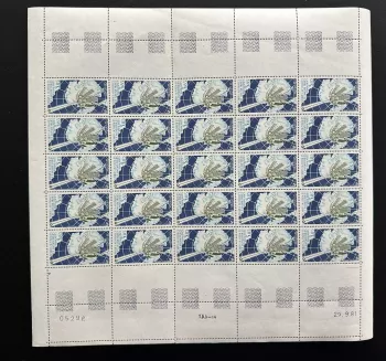 TAAF 1981 YT PA 69 Bogen Arcad III Satellit Antarktis Weltraum Eckdatum