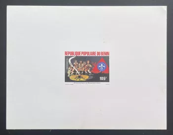 Benin 1982 Mi. 282 luxury event Scouting Scout Campfire 75th