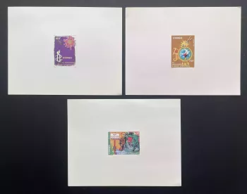 Congo 1991 Mi. 1267 - 1269 épreuve de luxe Amnesty International