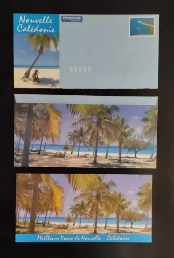 Neukaledonien Bildganzsache Priorität Palmen Strand