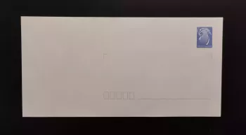 Nouvelle Calédonie entier postal enveloppe Cagou bleu neuve