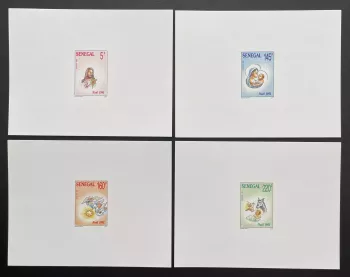 Senegal 1992 Mi. 1166 - 1169 luxury proof Christmas Madonna and Angel