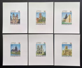 Togo 1980 Mi. 1501 - 1506 luxury proof Christmas cathedrals churches