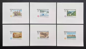 Togo 1981 Mi. 1571 - 1576 luxury proof UNESCO World Heritage