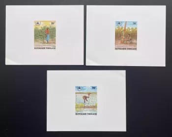 Togo 1984 Mi. 1664-1666 Luxusprobe Landwirtschaft Kakao Reis FAO