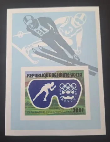 Haute-Volta 1976 Mi. Bl. 39 ND Jeux Olympiques hiver Innsbruck ski