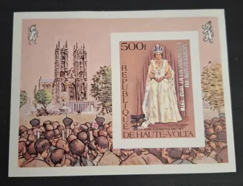 Haute-Volta 1978 Mi. Bl. 51 ND Reine Elizabeth II couronnement