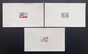 Viêt Nam Sud 1972 YT 422-424 épreuve de luxe jeux enfants calligraphie