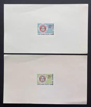 Viêt Nam Sud 1972 YT 436 437 épreuve de luxe obligations nationales