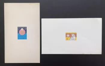 Viêt Nam Sud 1975 YT 501 502 épreuve de luxe ICCND enfants famille