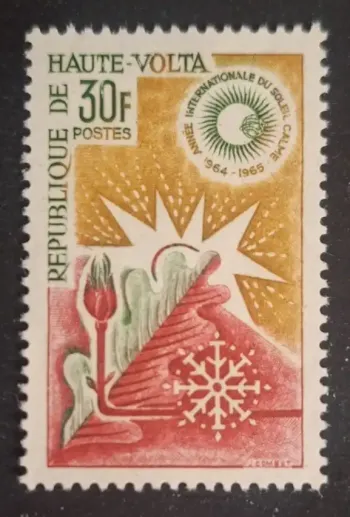 Haute-Volta 1964 Mi. 152 Année internationale du soleil calme