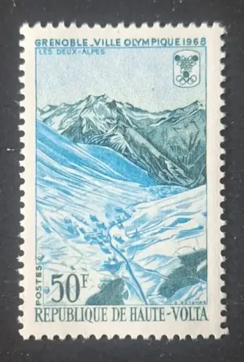 Upper Volta 1968 Mi. 231 Olympic Games Grenoble Les Deux-Alpes