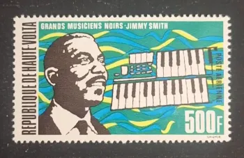 Haute-Volta 1972 Mi. 368 Jimmy Smith musicien jazz orgue Hammond