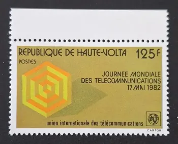 Haute-Volta 1982 Mi. 864 Journée mondiale télécommunications UIT