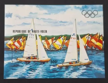 Haute-Volta 1983 Mi. Bl. 69 ND Jeux Olympiques voile Soling
