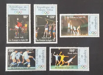 Upper Volta 1984 Mi. 929-933 Los Angeles Olympic Games sports