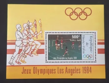 Haute-Volta 1984 Mi. Bl. 70 Jeux Olympiques Los Angeles volleyball