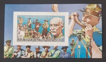 Haute-Volta 1984 Mi. 945 (Bl.) ND Scoutisme Baden-Powell Scouts