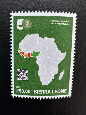 Sierra Leone 2026 CEDEAO 50 ans Afrique carte organisation régionale