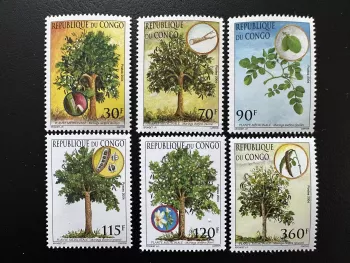 Congo 2004 Mi. 1765-1770 Medicinal Plant Moringa oleifera Tree Flower