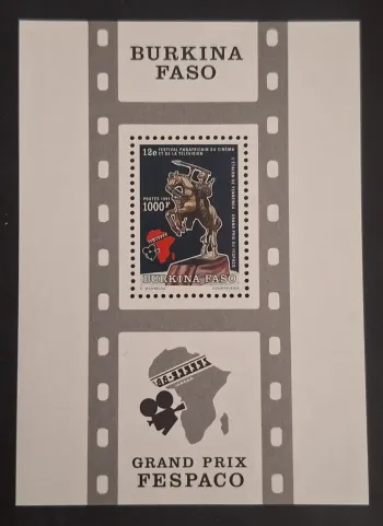 Burkina Faso 1991 Mi. Bl. 135 FESPACO Kino Étalon de Yennenga