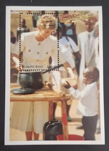 Burkina Faso 1998 Mi. Bl. 173 Princesse Diana Lady Di humanitaire