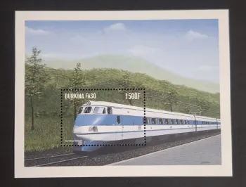 Burkina Faso 1998 Mi. Bl. 184 train Pendolino ETR 401 locomotive