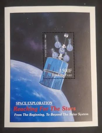 Burkina Faso 2000 Mi. Bl. 202 Espace satellite TACSAT exploration