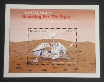 Burkina Faso 2000 Mi. Bl. 203 exploration spatiale Viking Lander Mars