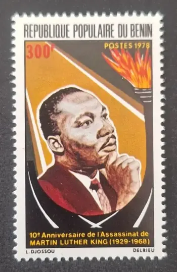 Benin 1978 Mi. 150 Martin Luther King assassination civil rights