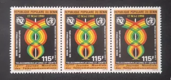 Bénin 1981 Mi. 261 Journée mondiale télécommunications santé UIT OMS