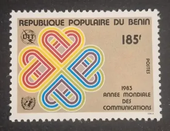 Bénin 1983 Mi. 314 Année mondiale des communications UIT ONU