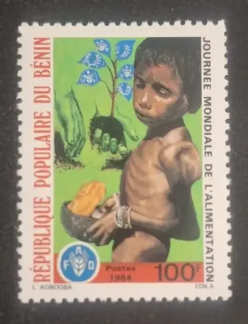 Bénin 1984 Mi. 376 Journée mondiale alimentation FAO enfant