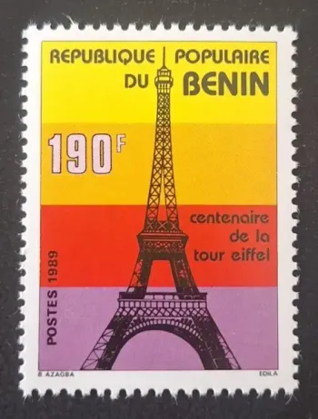 Bénin 1989 Mi. 480 Centenaire Tour Eiffel Paris monument architecture