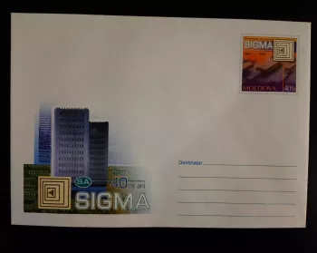 Moldavie entier postal enveloppe Sigma 40 de ani 1963 2003 neuf 40b