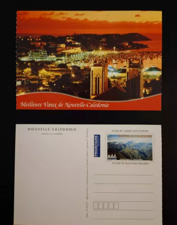 New Caledonia 2003 lot 5 PAP pre-stamped postcards Greetings
