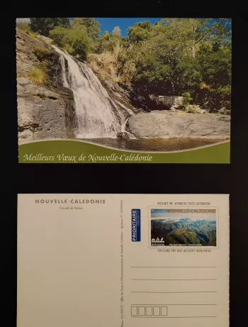 New Caledonia 2003 lot 5 PAP pre-stamped postcards Greetings