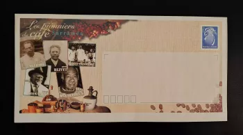 Nouvelle Calédonie entier postal pionniers du café Sarraméa bleu PAP