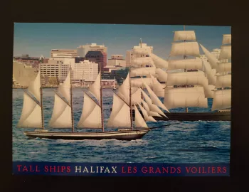 Canada 2000 entier postal Grands Voiliers Halifax port payé neuf