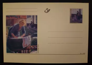 Belgium stationery illustrated postal card Jenny Montigny 3b 1999 mint