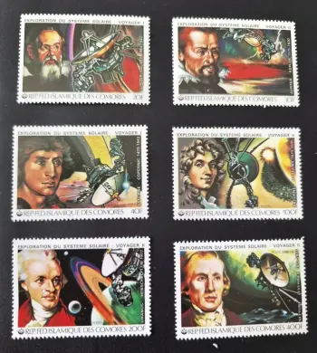 Comores 1981 Mi. 503-508 Exploration système solaire Voyager espace