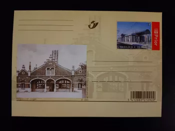 Carte postale Ottignies LLN la gare 2003 Belgique entier postal Prior entier
