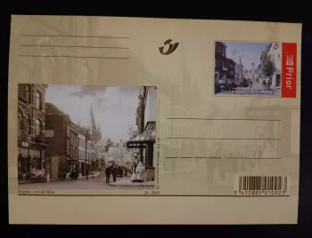 Carte postale Belgique 2003 Soignies rue de Monsentier stationery