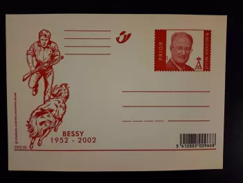 Carte postale Belgique 2002 Bessy 1952-2002 bande dessinée Standaard entier
