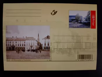 Postkarte Wervik Sint-Maertensplaats Rathaus Belgien 2003 Ganzsache