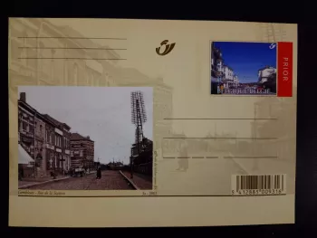 Postcard Belgium 2002 Gembloux Rue de la Station Prior stationery