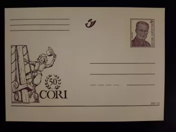 Belgien 2001 Ganzsache Cori der Schiffsjunge Bob de Moor Comic
