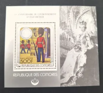 Comores 1978 Mi. Bl. 145 25e anniversaire couronnement Elizabeth II